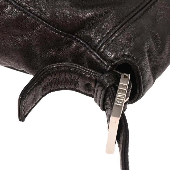 Fendi Black Lambskin Baguette Mamma Handbag - Picture 3 of 10